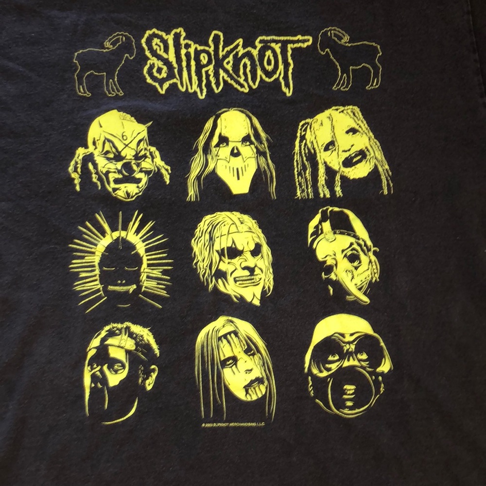 💥SOLD Vintage Slipknot Concert Tshirt - Picture 2 of 5